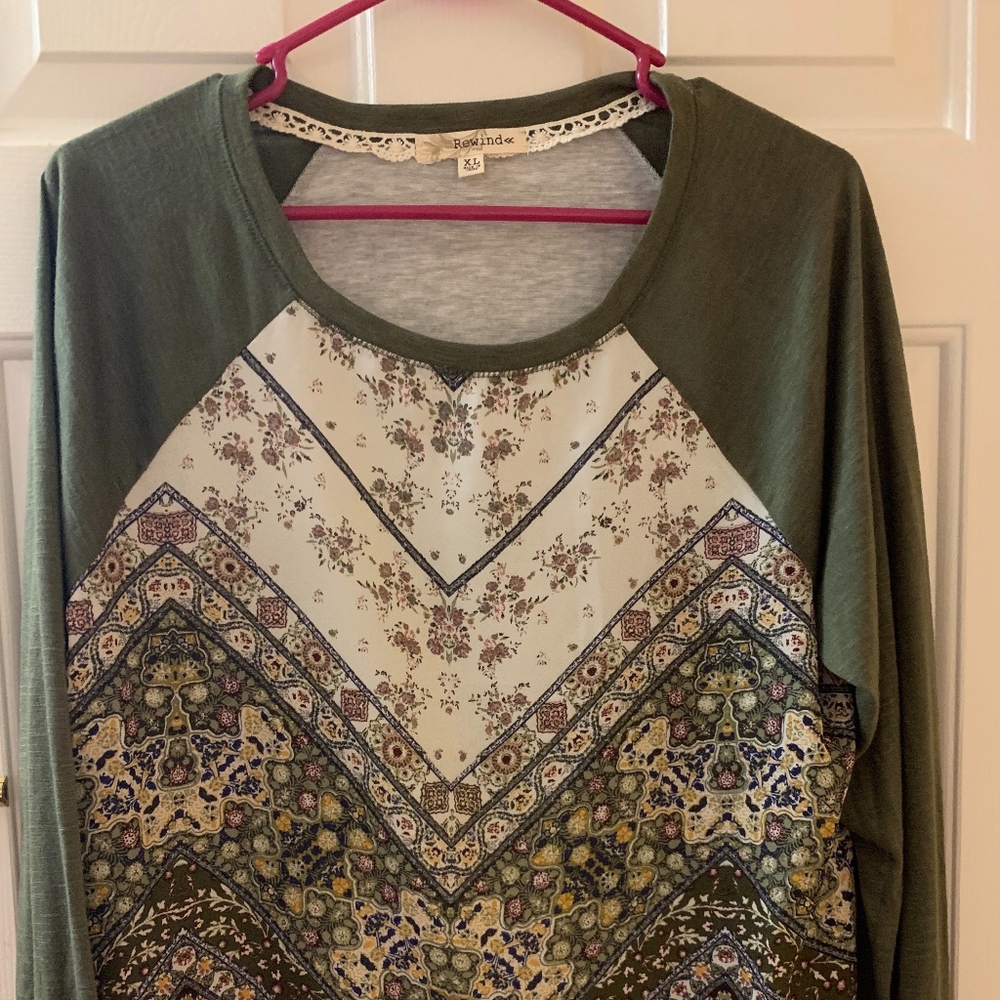 Rewind Olive Tunic